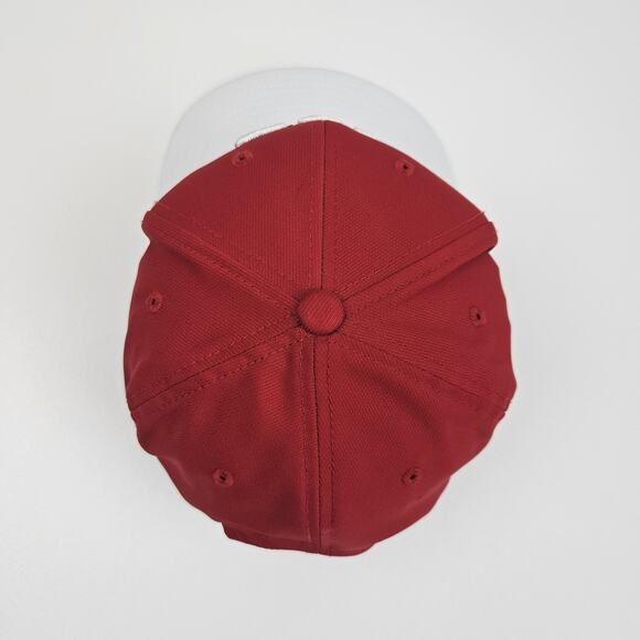 Adidas Climalite Wisconsin Badgers Snapback Hat Cap Red University‎ One Size - Picture 5 of 9